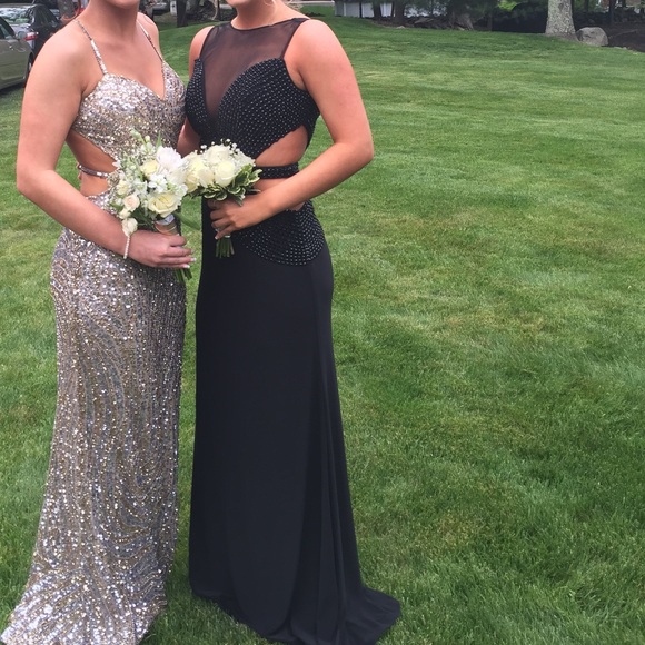 Sherri Hill Dresses & Skirts - Black Sequin Prom Dress